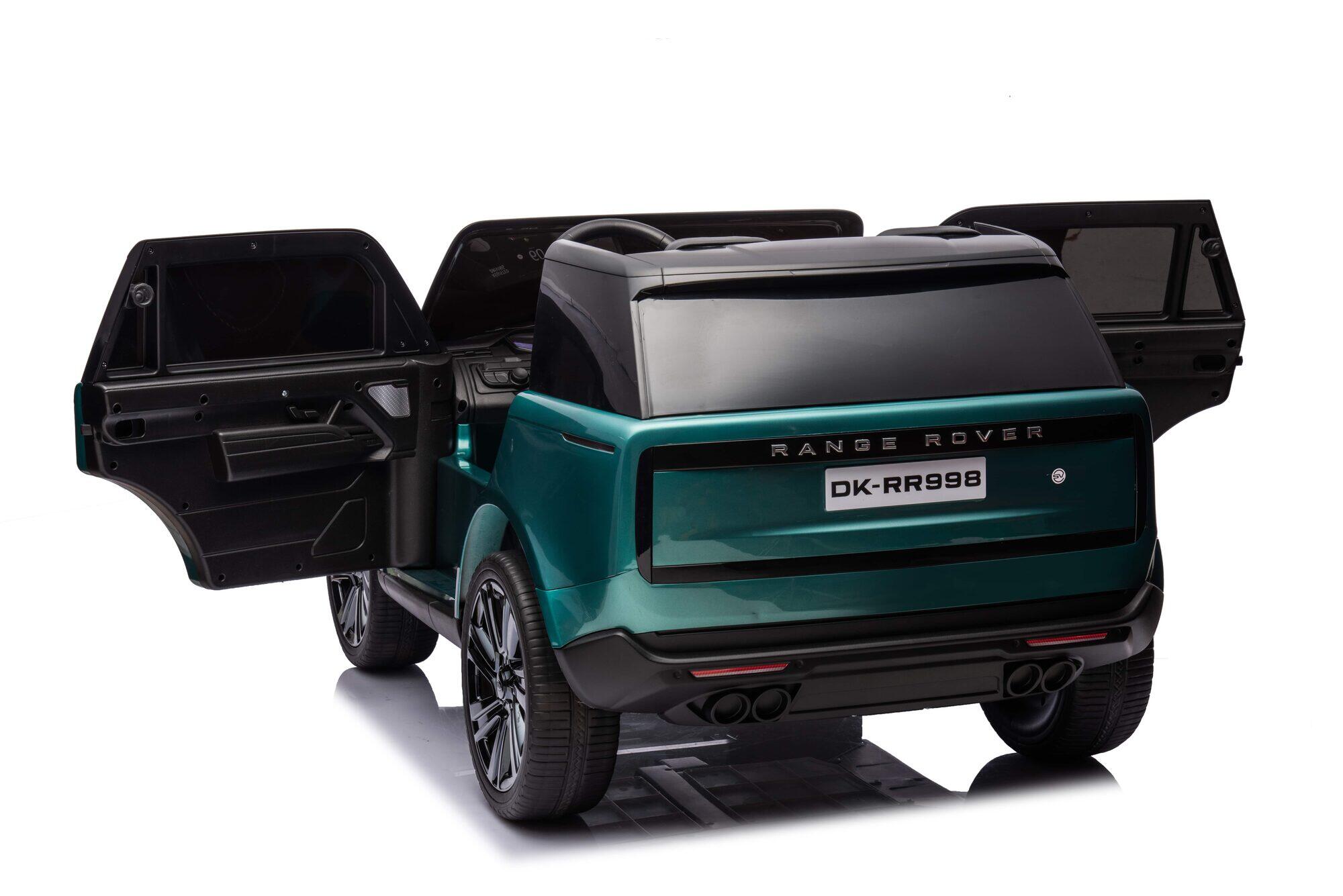 Range Rover 2022 auto elettrica bambini verde (3–8 anni) – licenza ufficiale 6/7