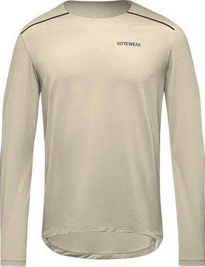 Maglia a maniche lunghe Gore Wear Contest 2.0 beige da uomo