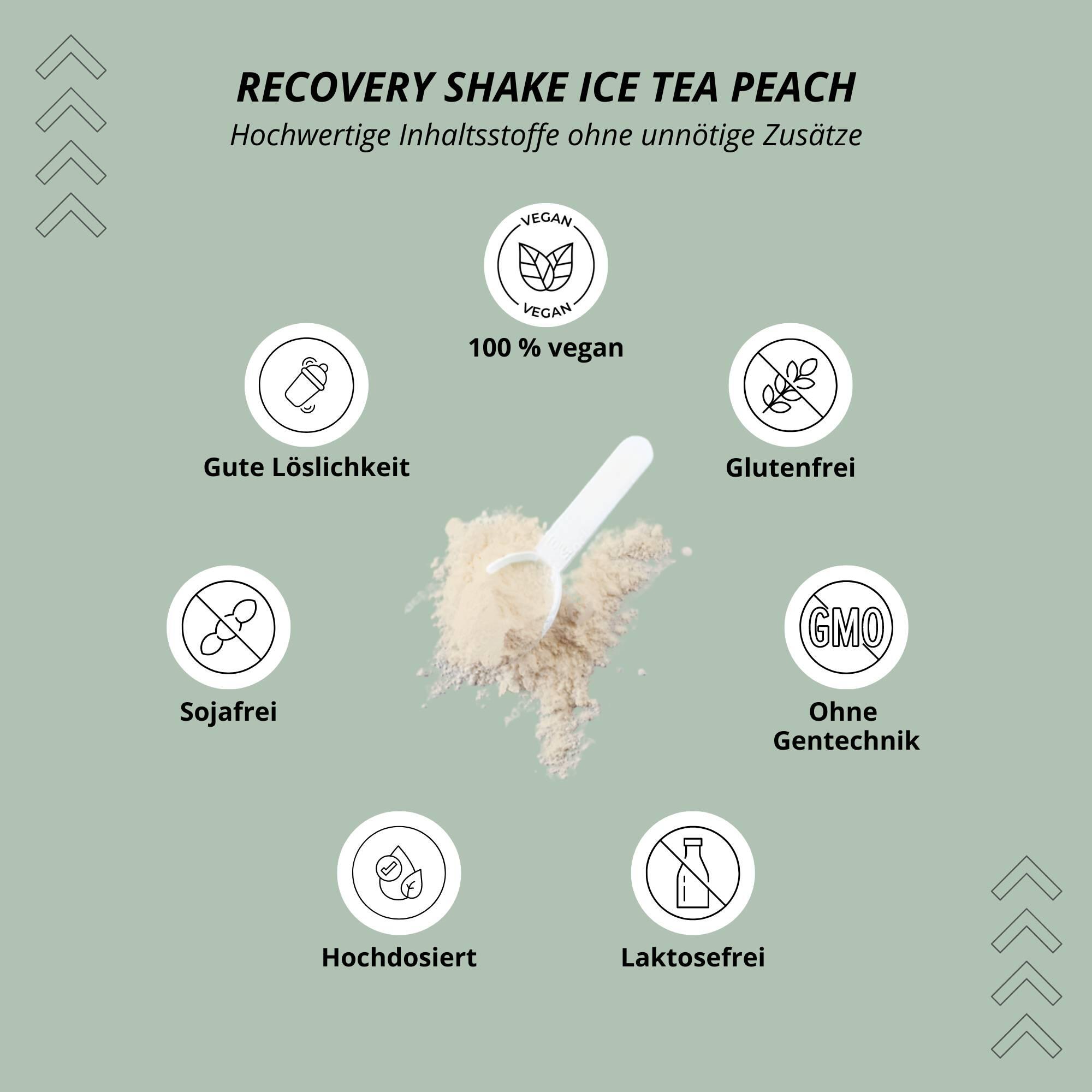 Recovery Shake - Post-Workout Loader 1000g - Ice Tea Peach 3/5