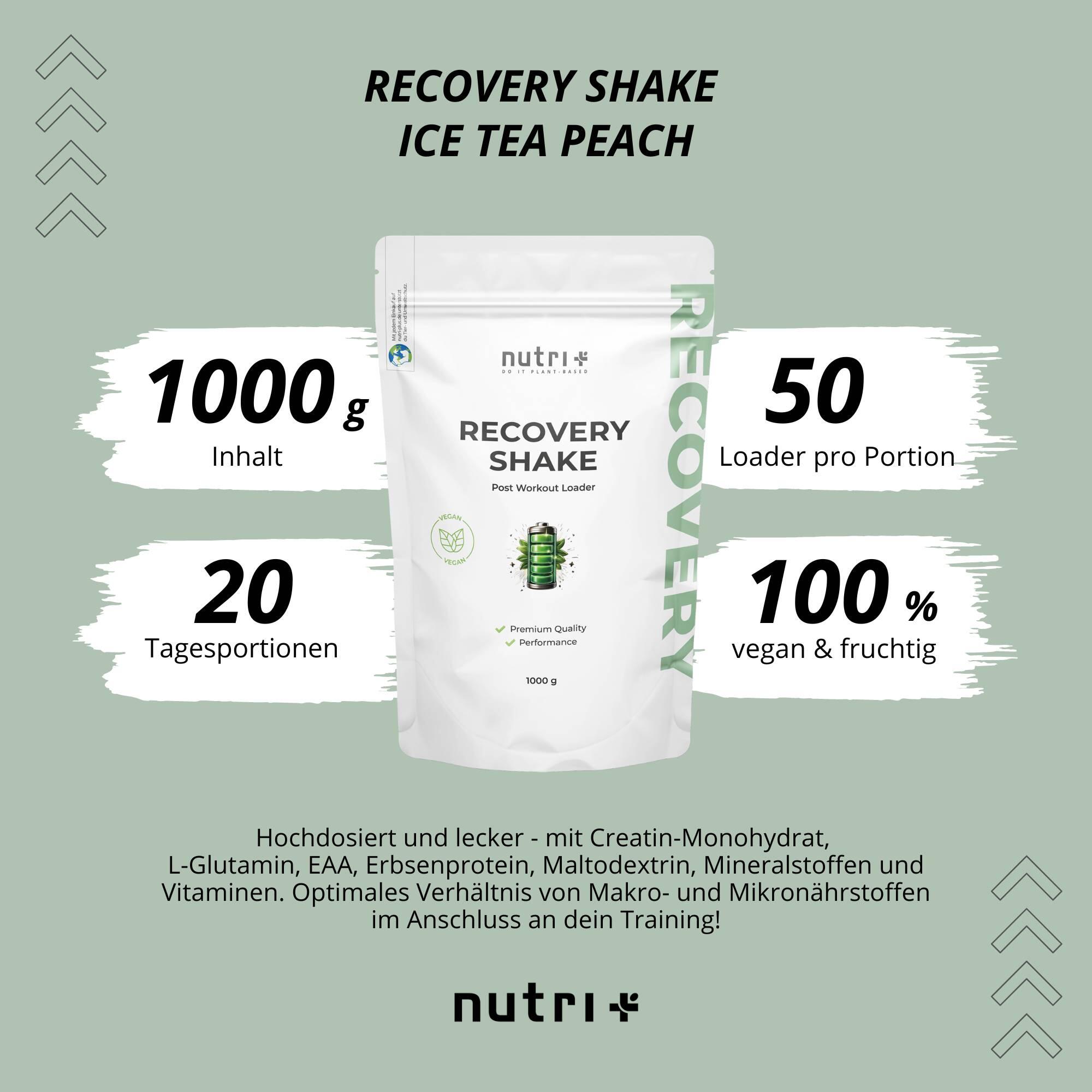 Recovery Shake - Post-Workout Loader 1000g - Ice Tea Peach 2/5