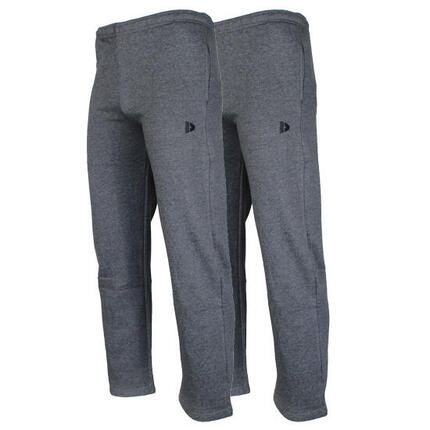 Lot de 2 pantalons de jogging Wess, coupe droite et taille élastique