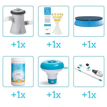 Kit d'accessoires pour piscine - 28120NP - 6-delig