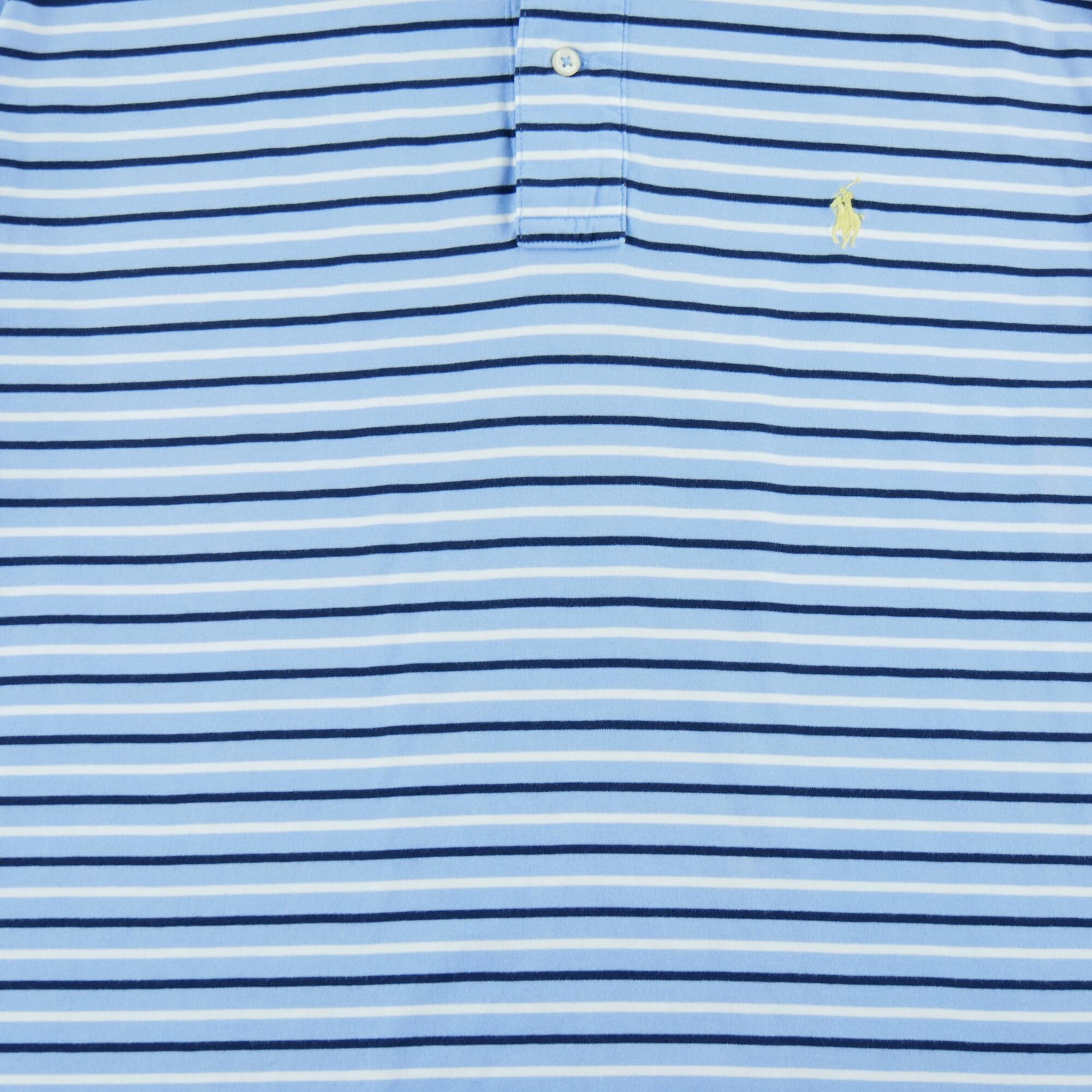 Tweedehands - Polo Ralph Lauren heren polo korte mouwen blauw - Goede staat 4/7