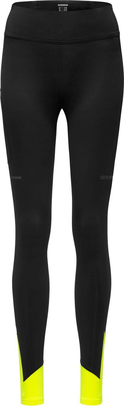 Collant Run Gore Wear Concurve Thermo Tights 2.0 Noir/Fluo Femme 3/5