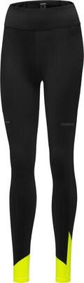 Dames run gore wear concurve thermo tights 2.0 zwart/fluo