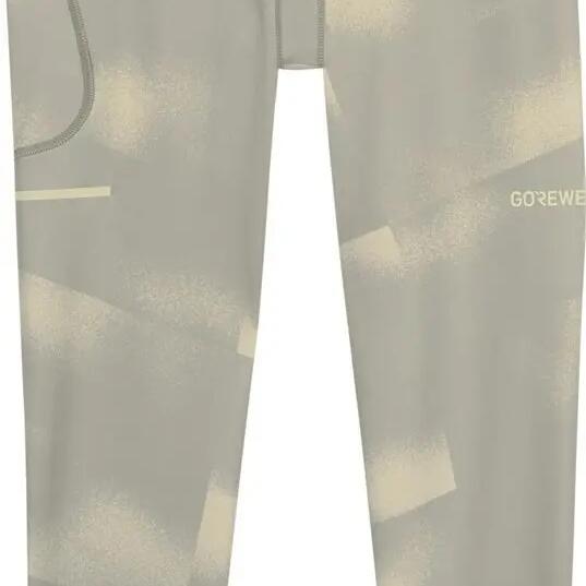 Gore Wear Concurve Cloud Long Tights in Gray and Beige