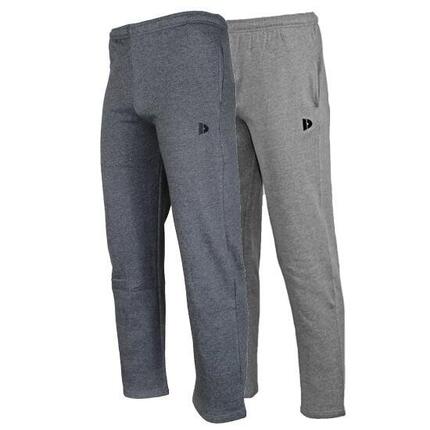 Lot de 2 pantalons de jogging Wess, coupe droite et taille élastique