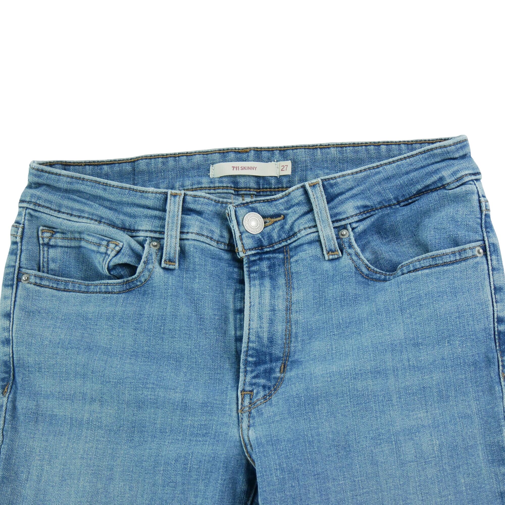Seconde vie - Jean Femme Levis 711 Skinny Bleu - Excellent 3/6