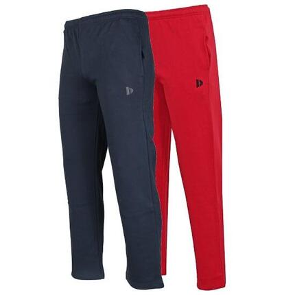 Lot de 2 pantalons de jogging Wess, coupe droite et taille élastique