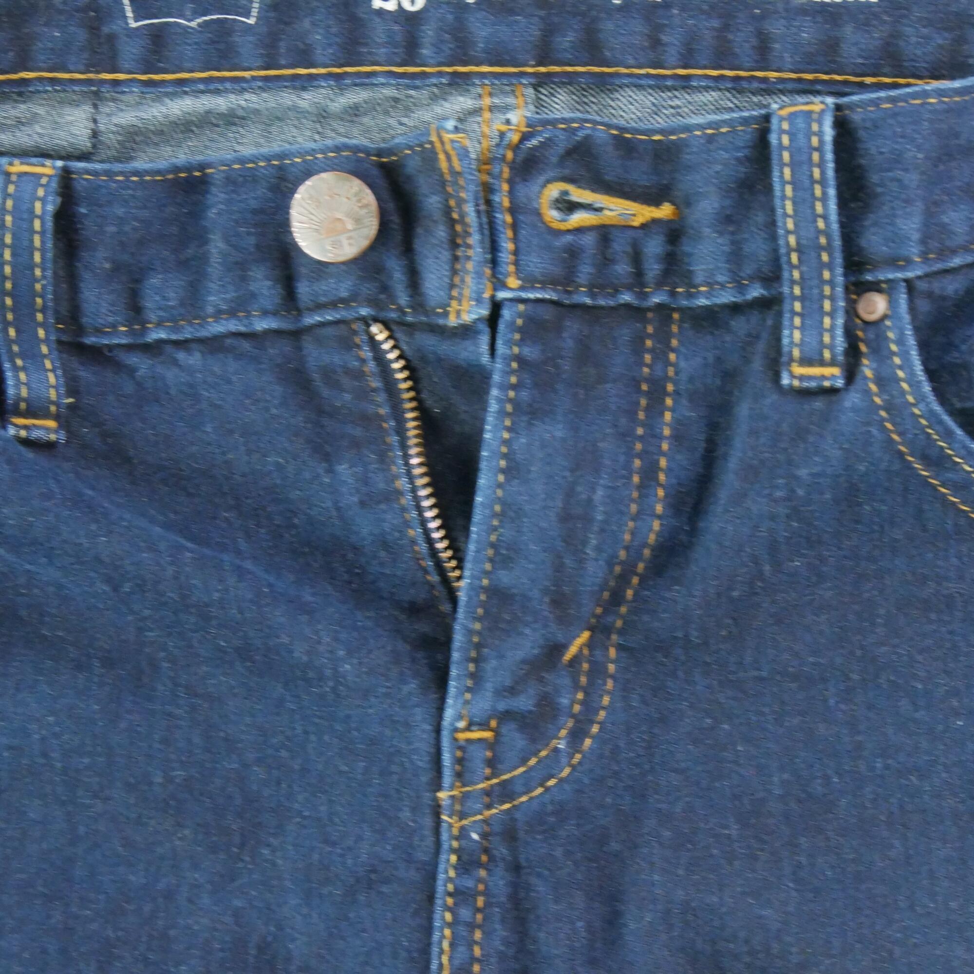 Seconde vie - Jean Femme Levis Boyfriend Skinny Marine - Excellent 5/7