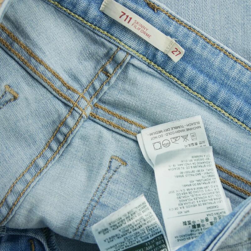 Second life - Blugi femei Levi Strauss 711 skinny filiforme - Ca nou
