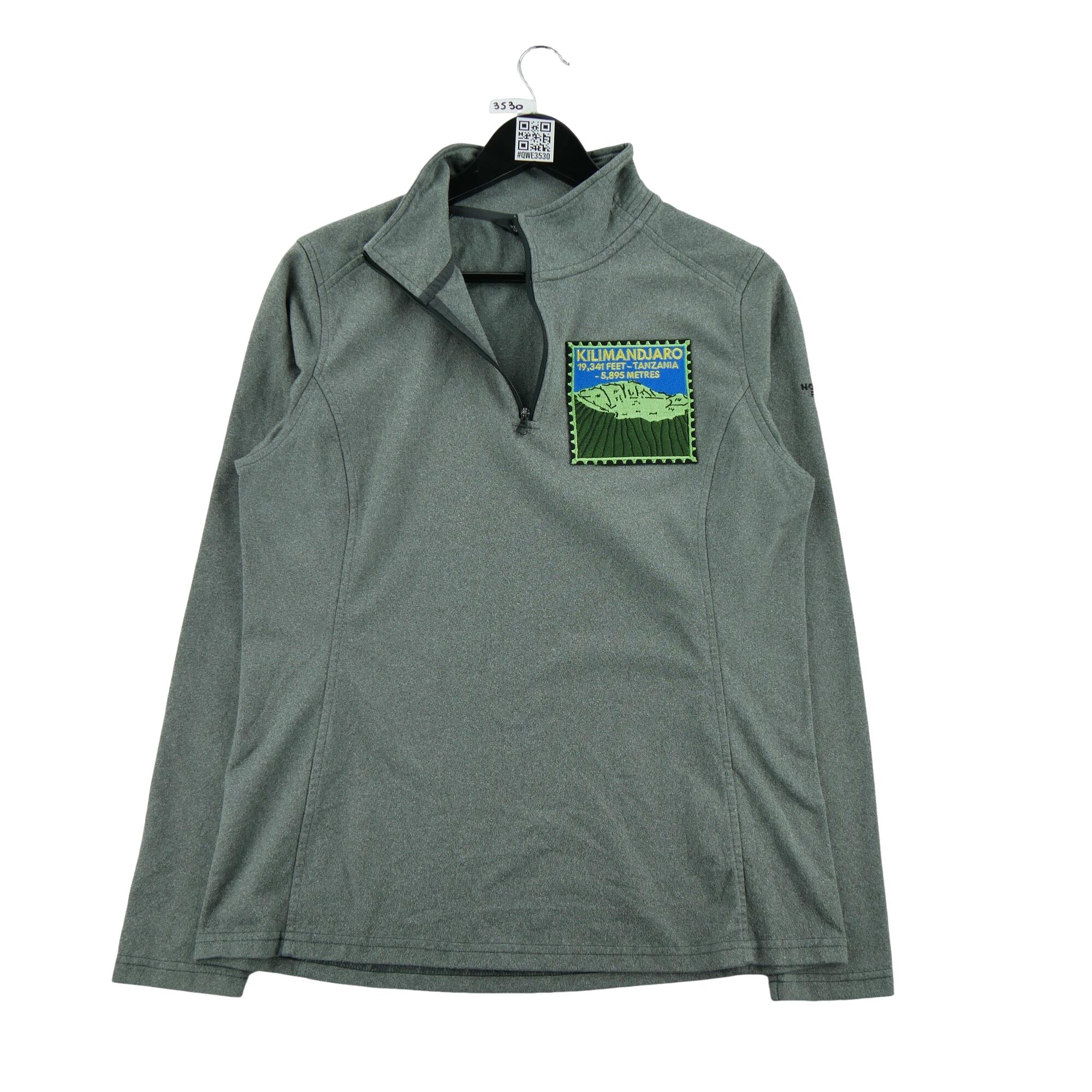 Segunda vida - Blusão polar feminino The North Face cinza - Como novo 3/6