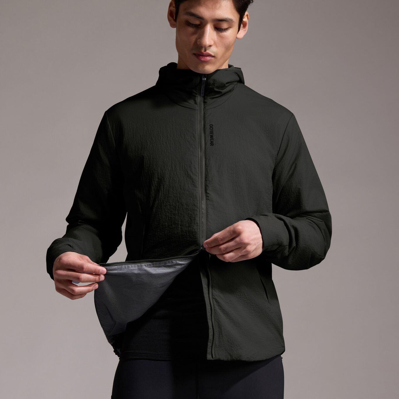 Veste à capuche Gore Wear Concurve Windstopper Noir Homme 2/7