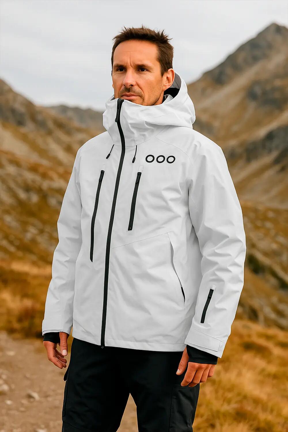 Abrigo ECOExplorer Jacket de la marque ECOON couleur blanc 5/5