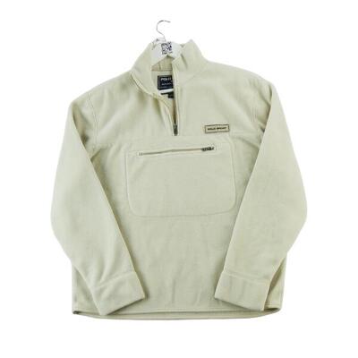 Tweedehands - polo ralph lauren fleece trui heren - als nieuw