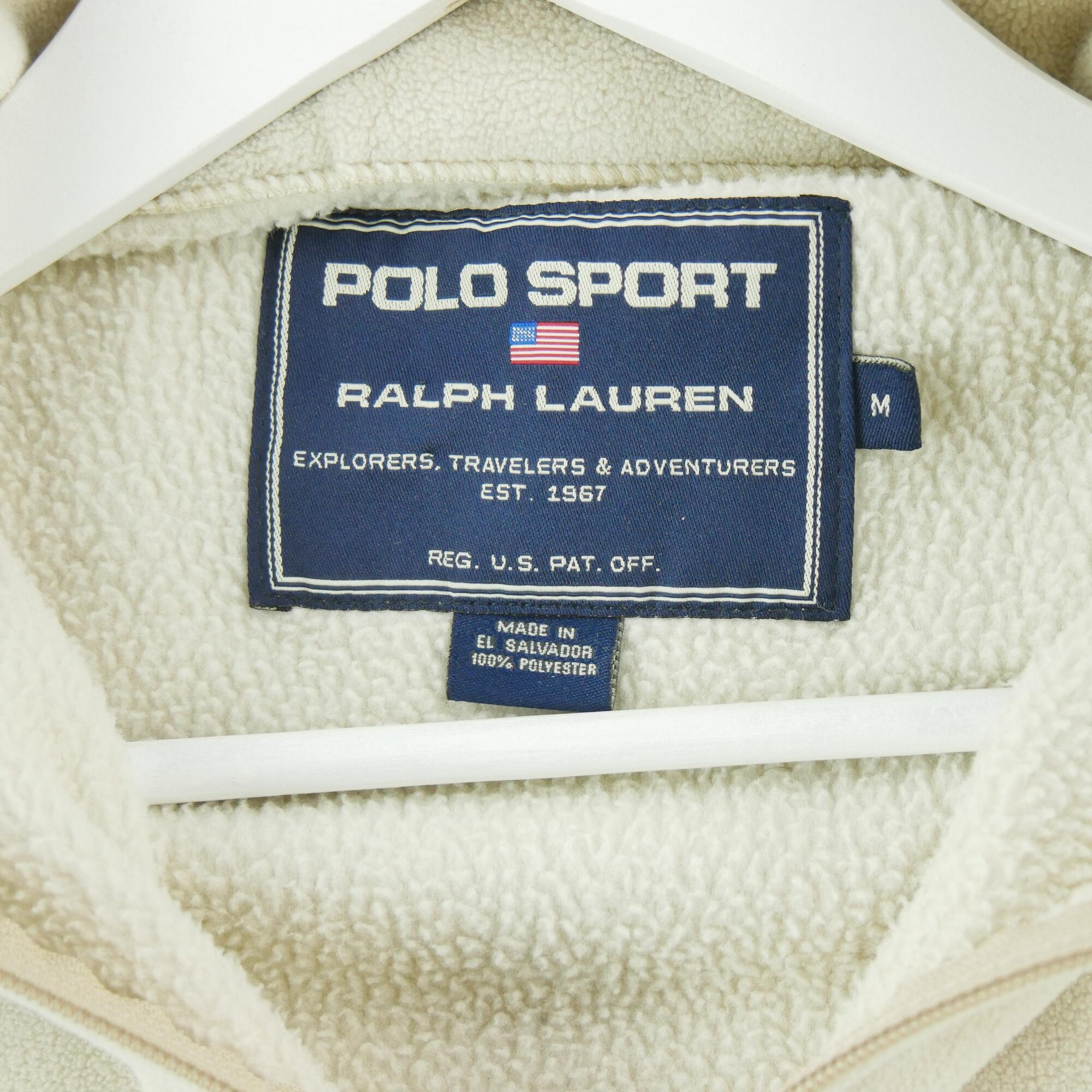 Tweedehands - Polo Ralph Lauren fleece trui heren - Als nieuw 6/6