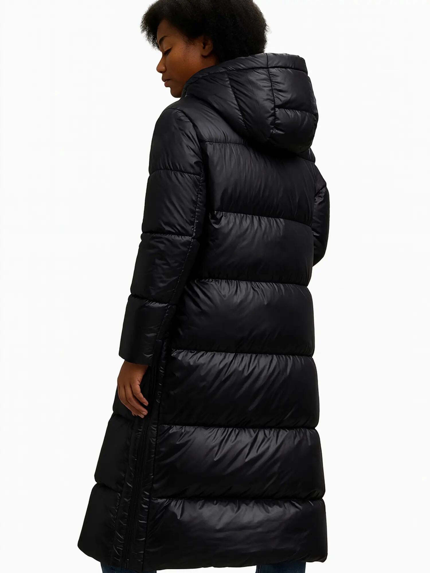 Abrigo Niza long jacket de la marque ECOON couleur noir 2/2