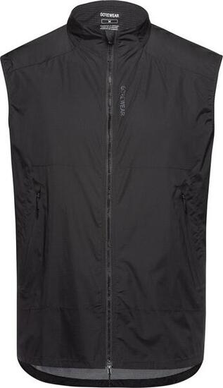Ärmellose Windjacke Gore Wear Concurve Windbreaker Schwarz