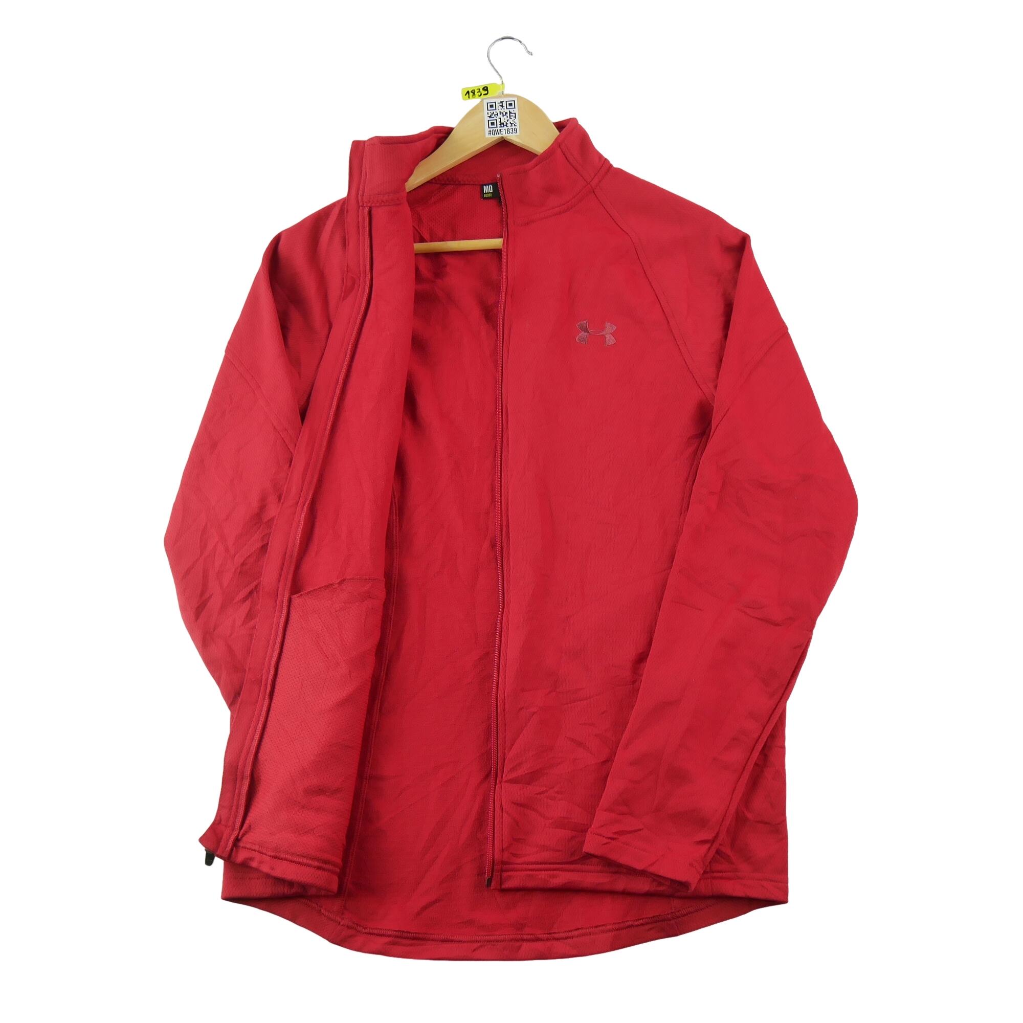 Men's Loose Fit Jacket Red Under Armour 3/7