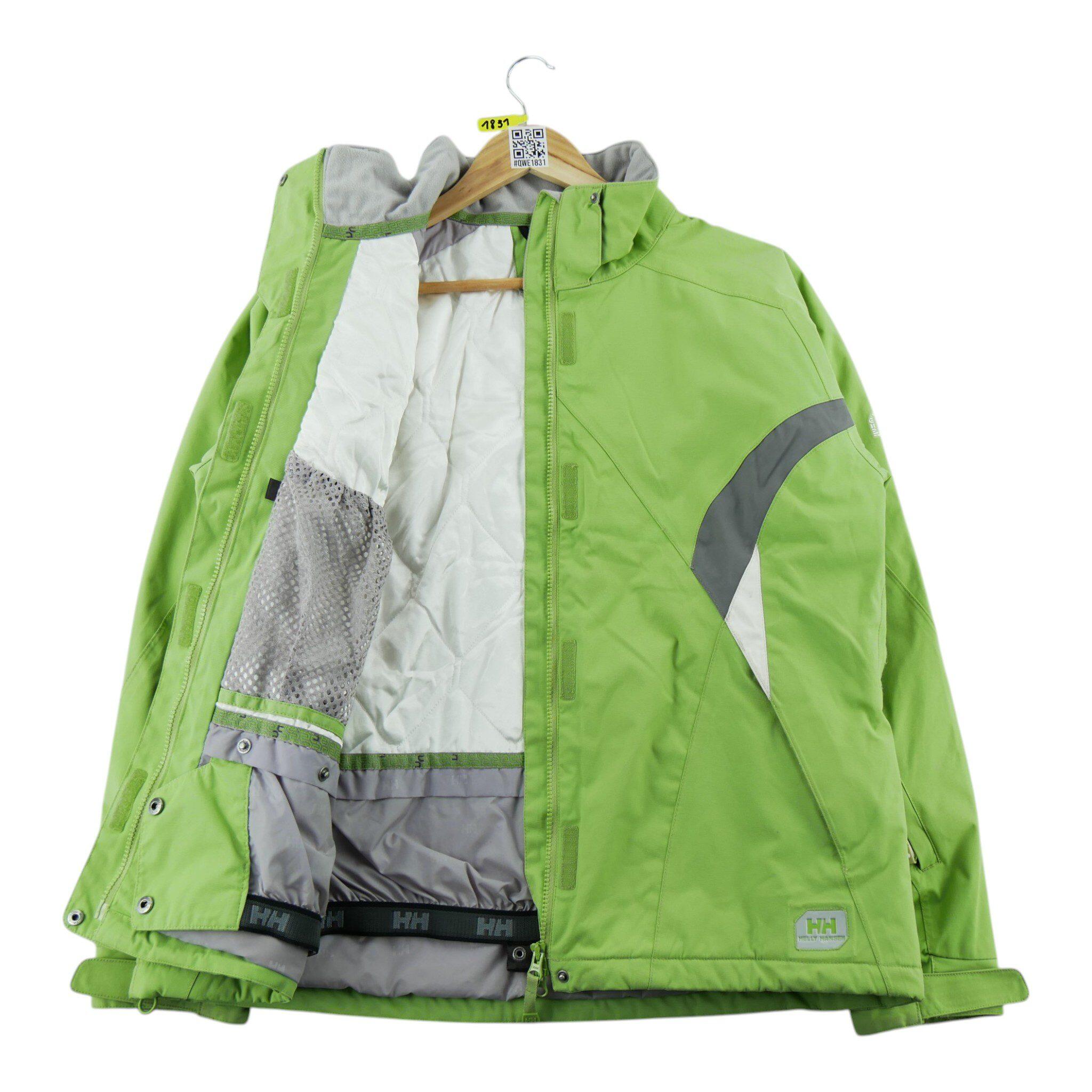 Parka feminina Helly Hansen vintage verde 3/7
