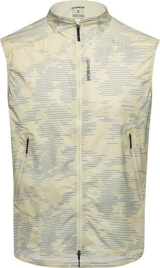 Ärmellose Windjacke von Gore Wear Concurve Electro in Beige und Grau
