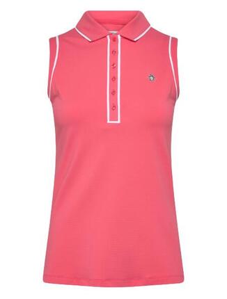 Polo de golf sans manches Original Penguin Performance pour femme, rose