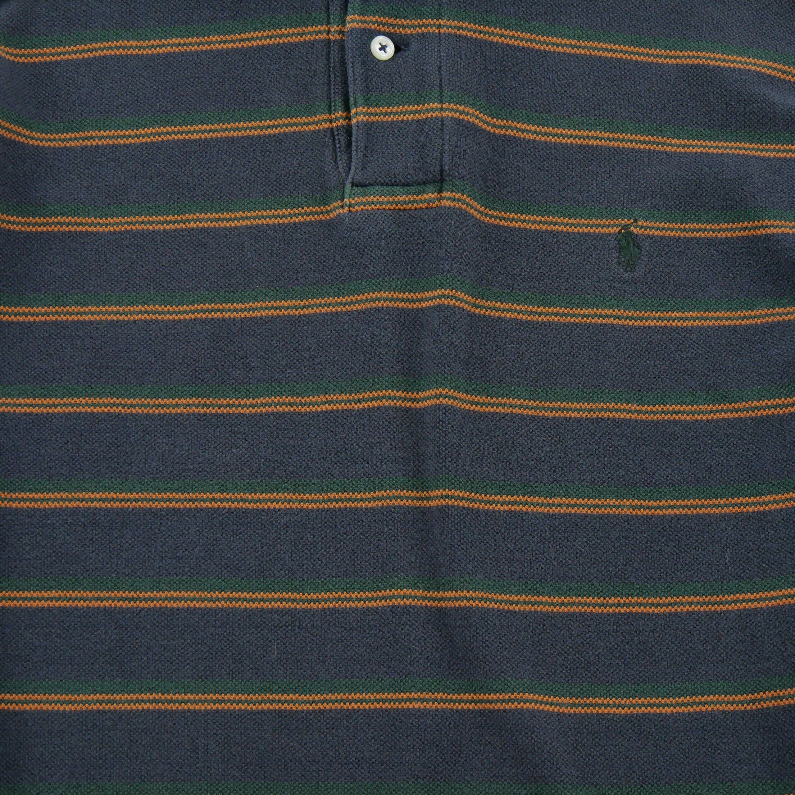 Tweedehands - Polo Ralph Lauren herenshirt lange mouwen blauw - Goede staat 3/7