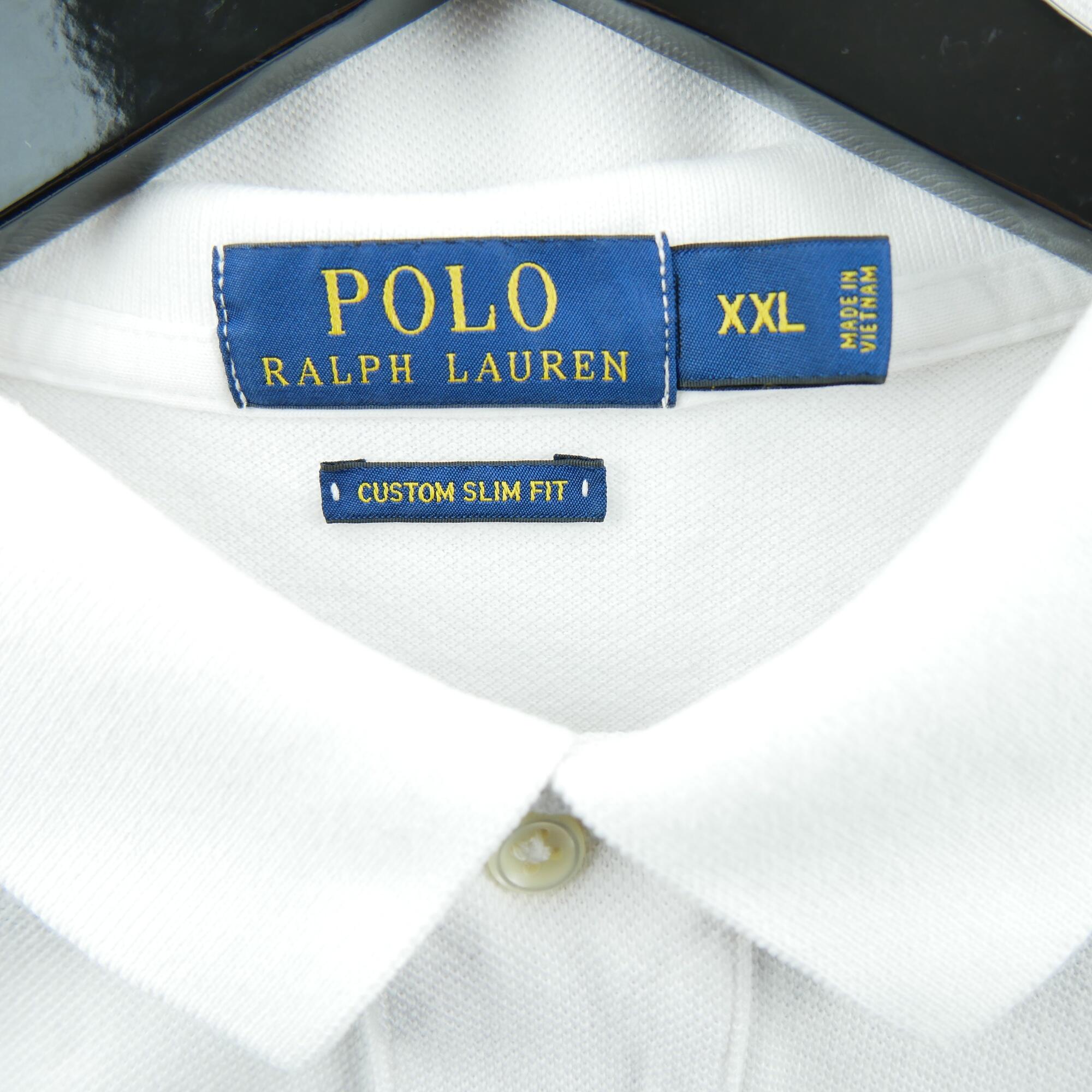 Tweedehands - Polo Ralph Lauren heren polo slim fit korte mouw - Als nieuw 6/6