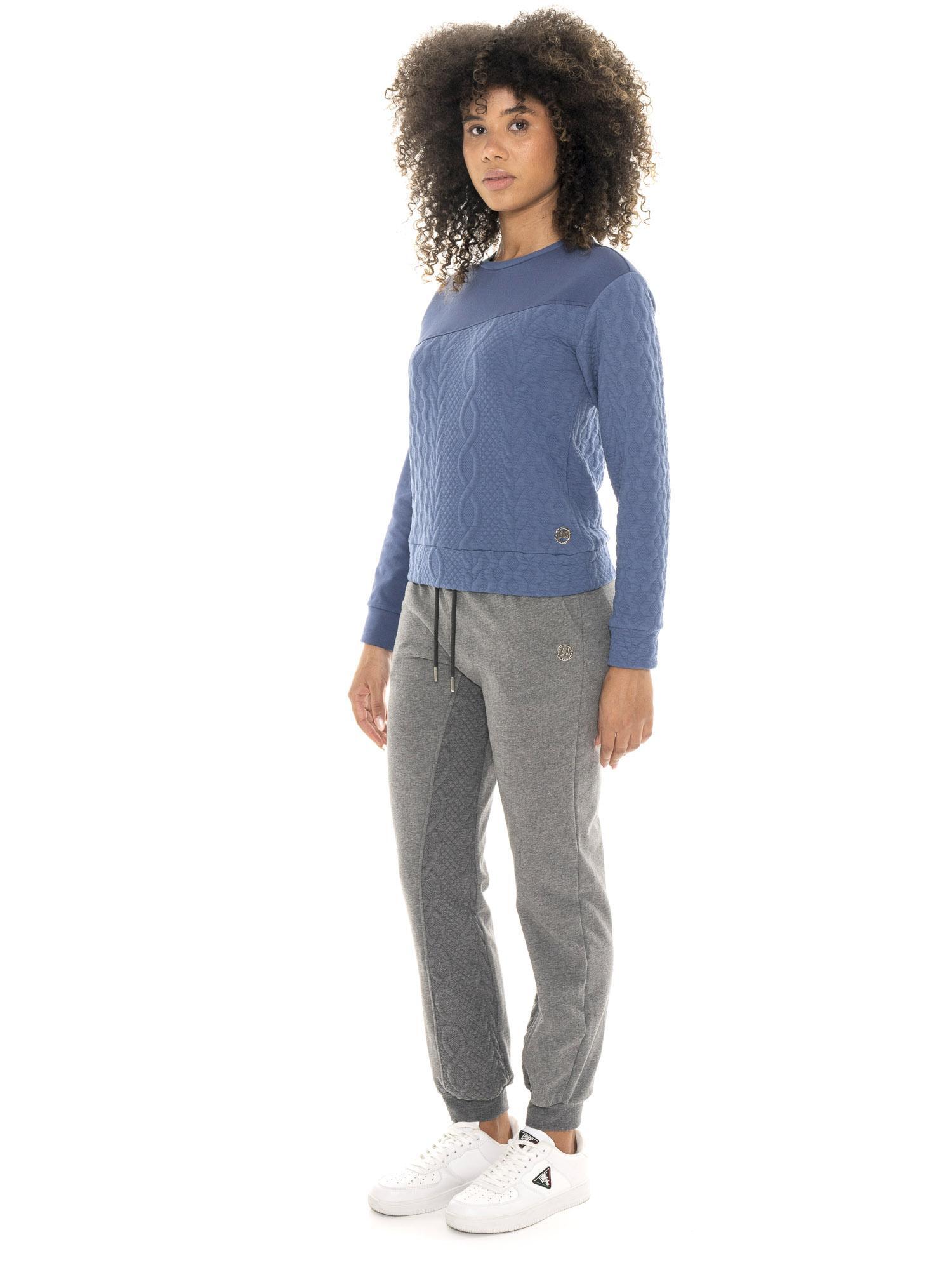 Sweat-shirt femme Leone 1947 Apparel col rond 2/5