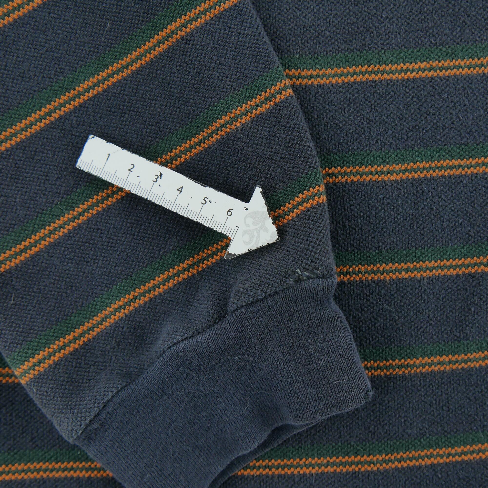 Tweedehands - Polo Ralph Lauren herenshirt lange mouwen blauw - Goede staat 6/7
