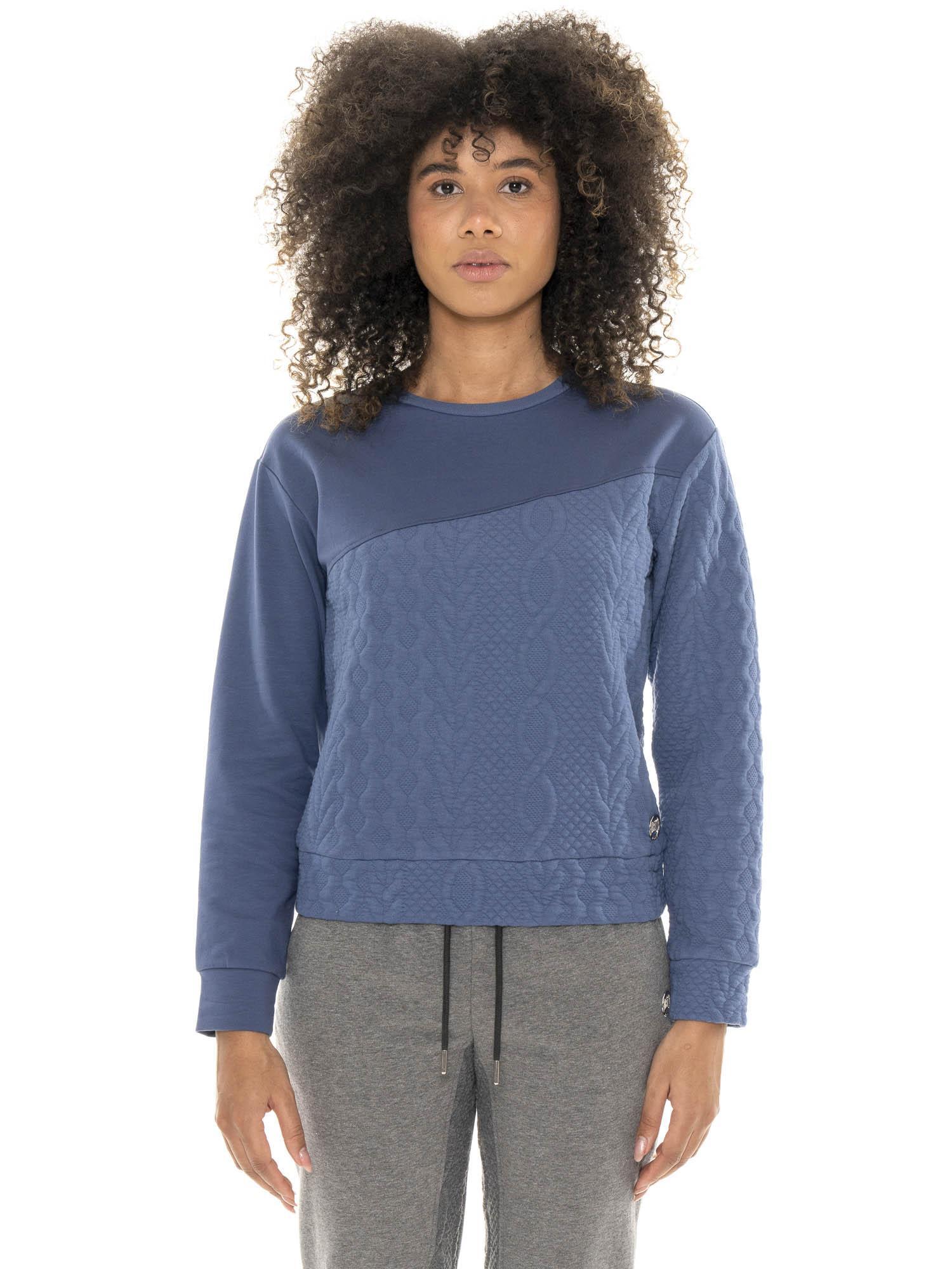 Hanorac femei Leone 1947 Apparel Braid guler rotund împletit