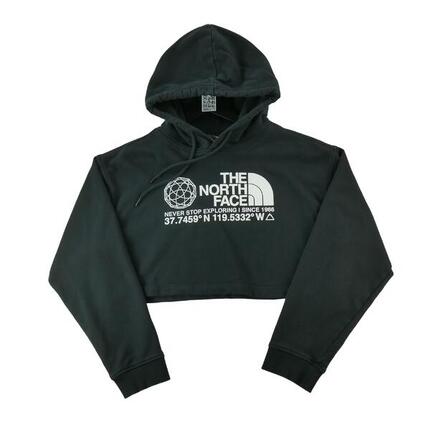 Seconde vie - Sweat à capuche Femme Crop Drop TNF - Excellent