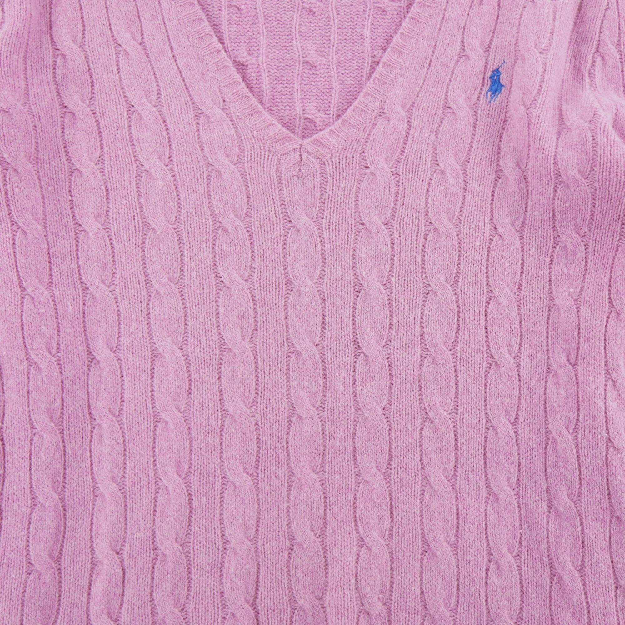 Seconde vie - Pull Femme  laine et cachemire Rose - Excellent 3/5