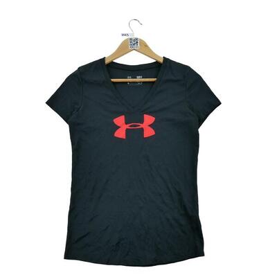 Tweedehands - under armour dames gym t-shirt zwart - als nieuw