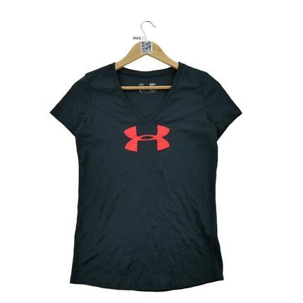 Tweedehands - Under Armour dames gym T-shirt zwart - Als nieuw
