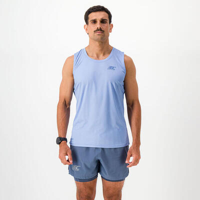 Heren hardloop trail tanktop aero top
