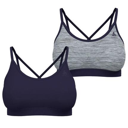 ODLO Odlo Sport bra SEAMLESS LOW Sportbeha ECLIPSE - GRIJS GEM S