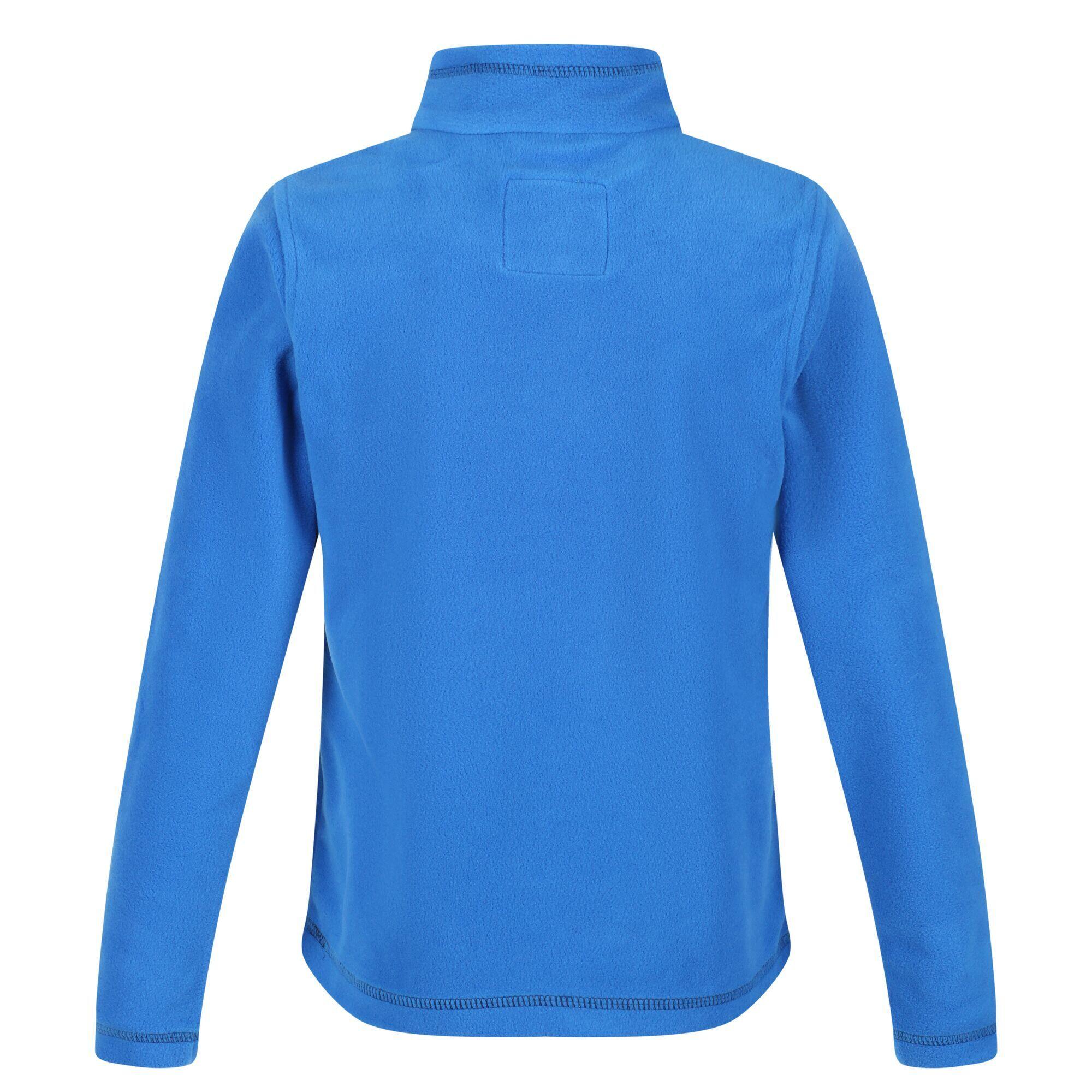 Great Outdoors Childrens/Kids Hot Shot II Half Zip Fleece Top (Oxford Blue/Navy) 3/5