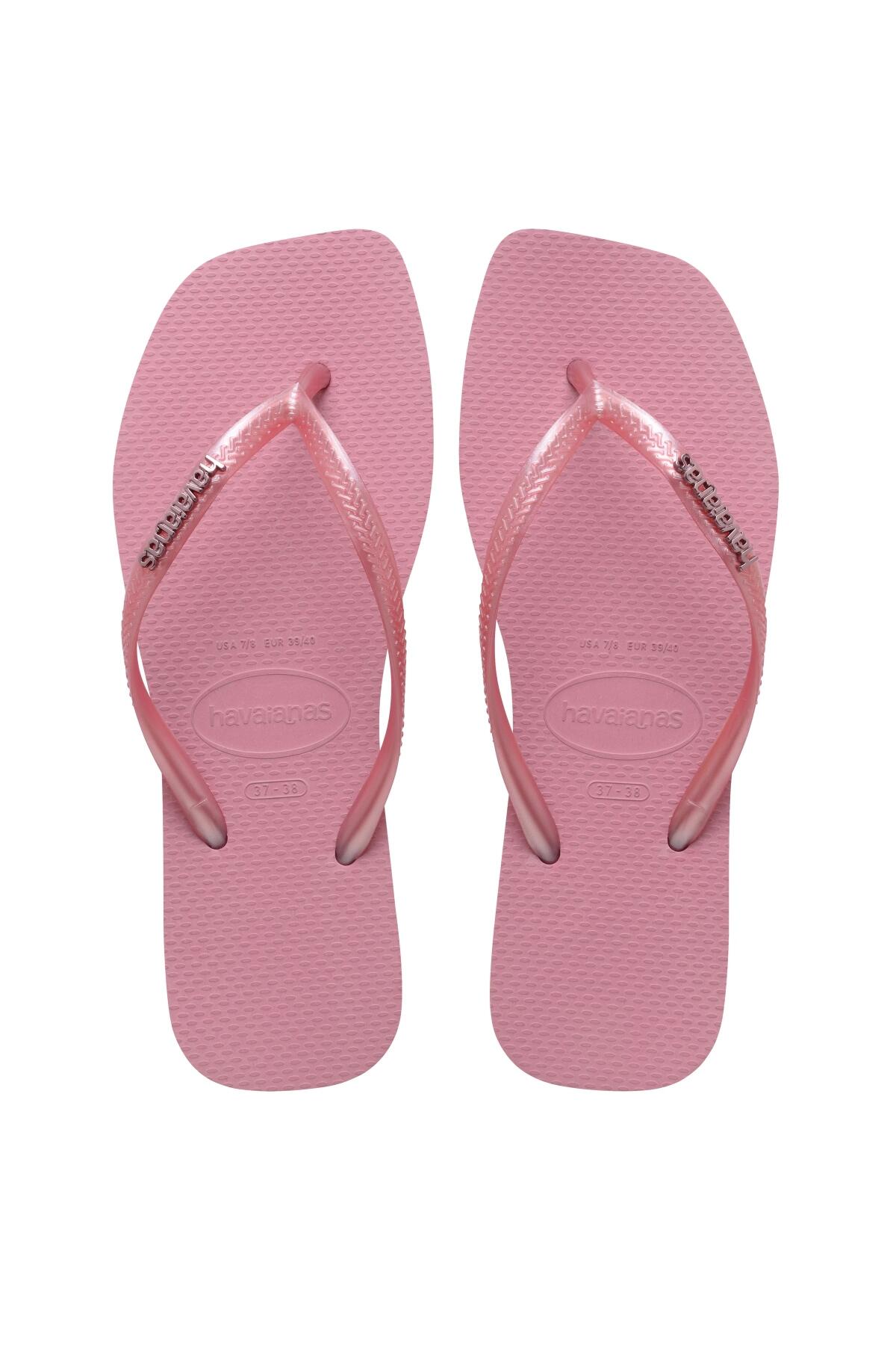 Chanclas Mujer Havaianas Square Logo Metallic 5/5
