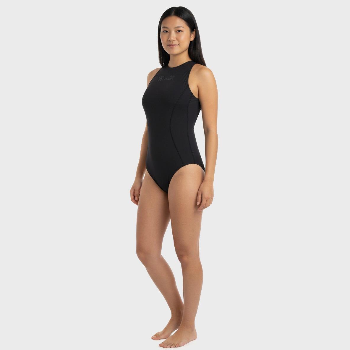 Jor Dames Zwempak Watersport Stylish Fit Black 3/6