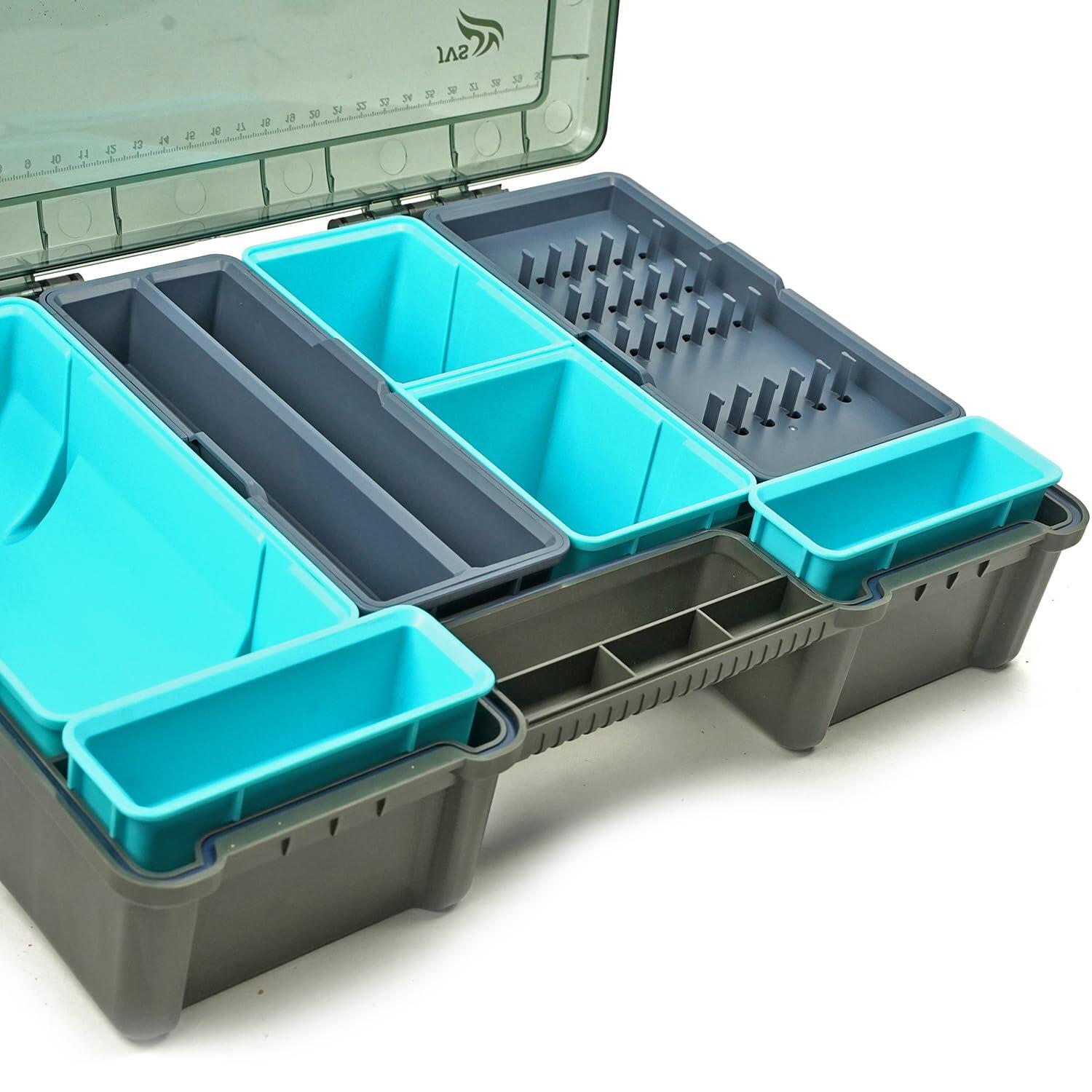 Set rangement pêche blanche - Boîtes tackle 4 pièces 3/7