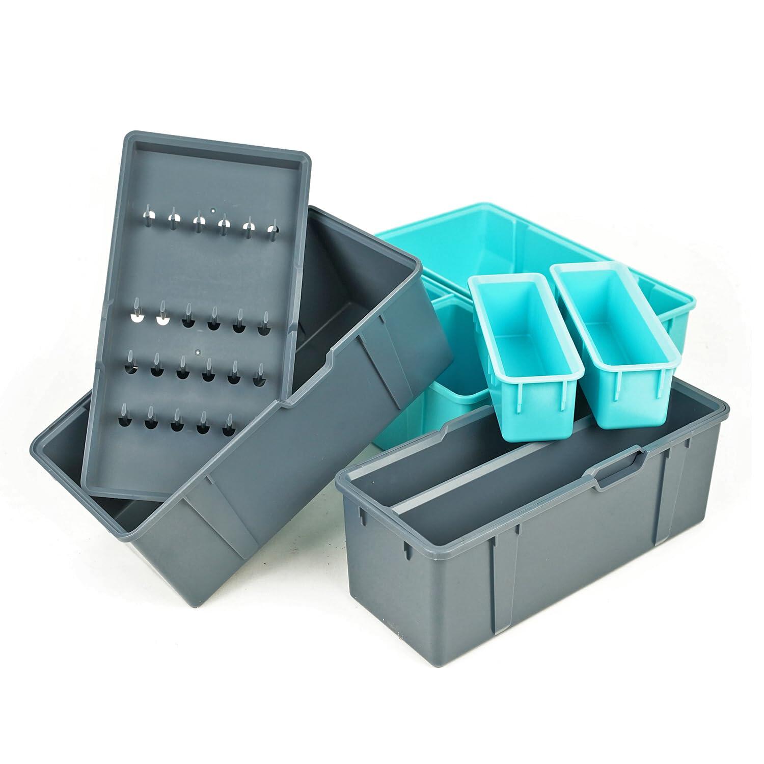 Set rangement pêche blanche - Boîtes tackle 4 pièces 4/7
