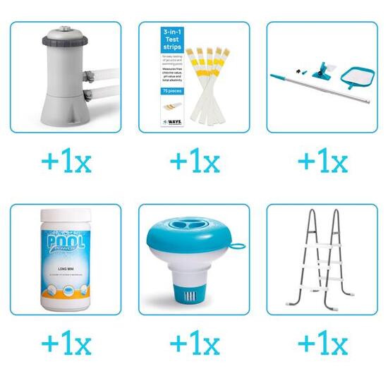Kit d'accessoires pour piscine - 28272NP - 6-delig