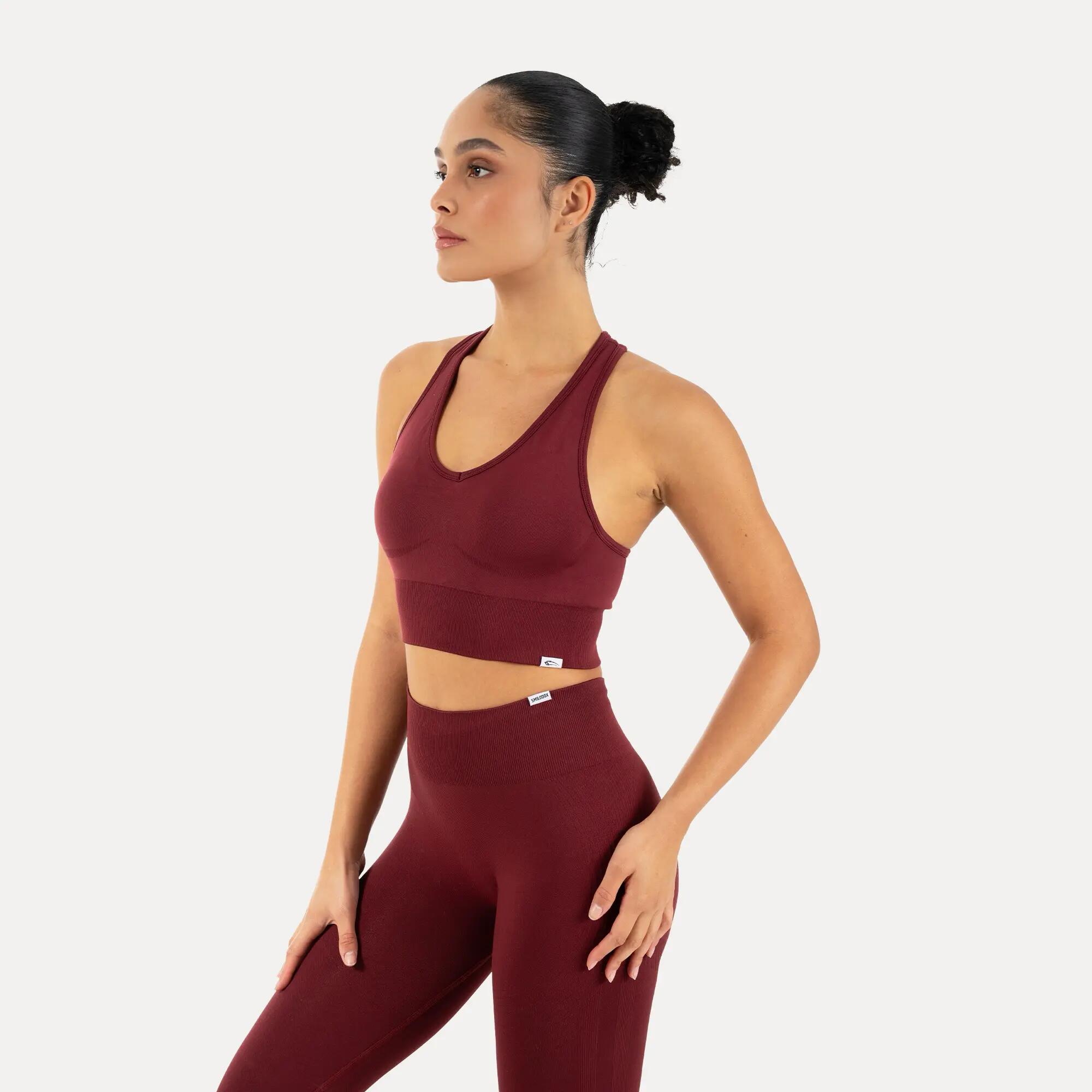 Damen Sport BH Vonda Bordeaux 2/6