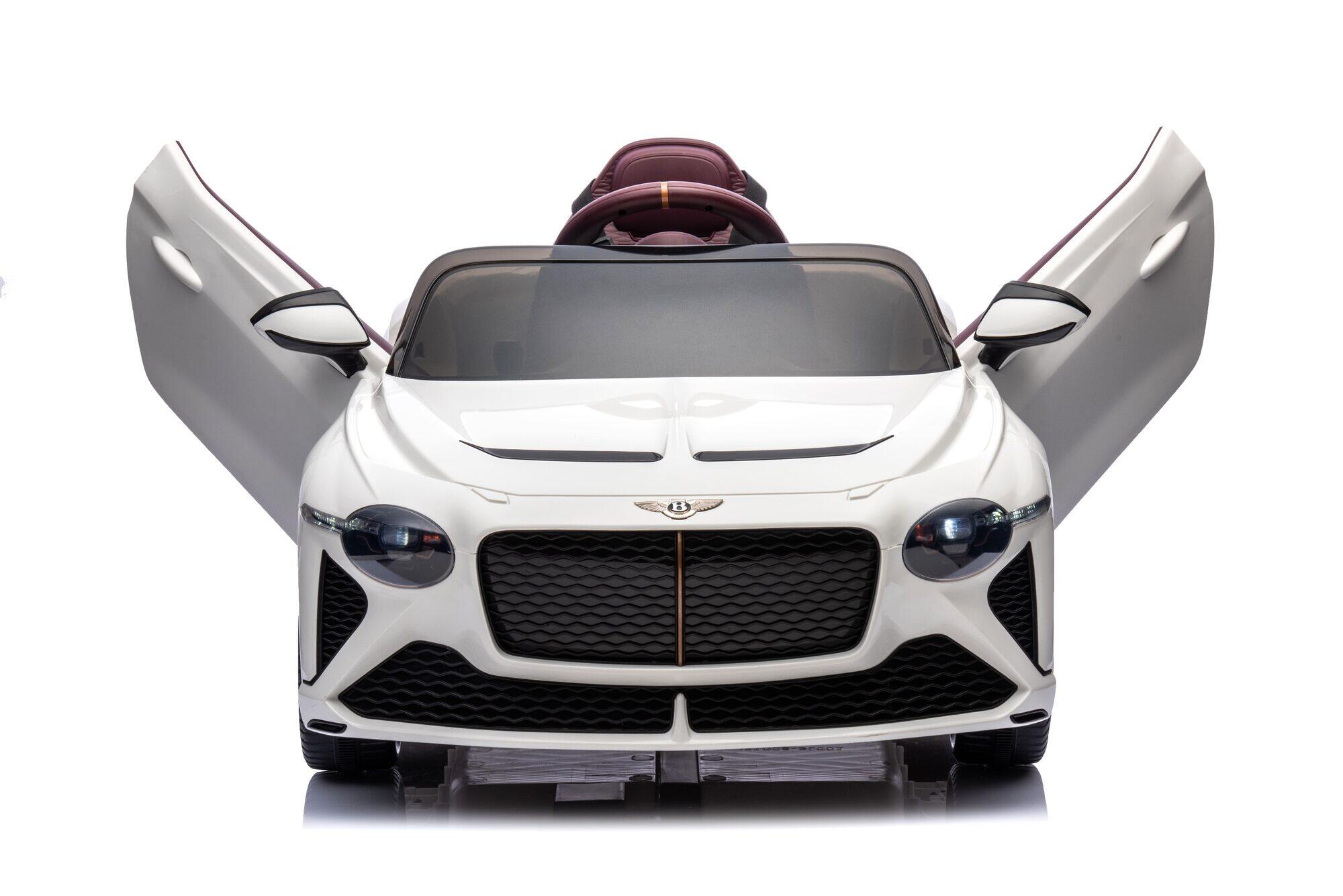 Kinder Elektroauto Bentley Bacalar Offiziell - Weiß (3 bis 8 Jahre) 6/7