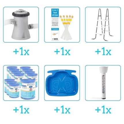 Kit d'accessoires pour piscine - 28271NP - 6-delig