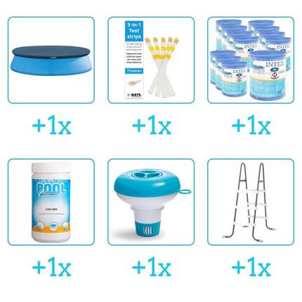 Kit d'accessoires pour piscine - 28122GN - 6-delig