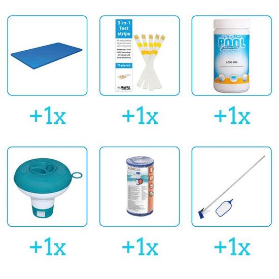 Kit d'accessoires pour piscine - 56424 - 6-delig
