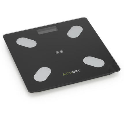 Waga elektroniczna łazienkowa 180 kg domowa ze szkła hartowaneego LCD