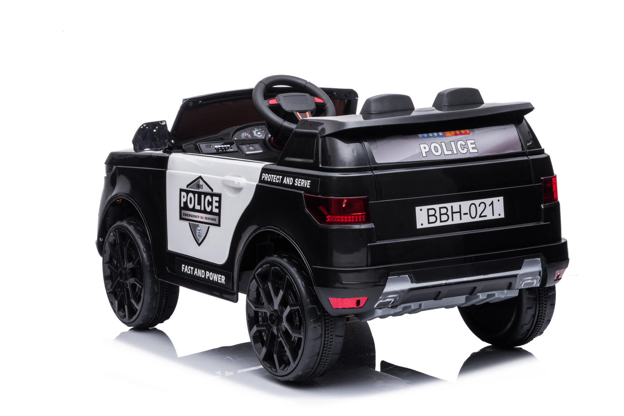 Auto della polizia di colore nero (3-8 anni) 4/7